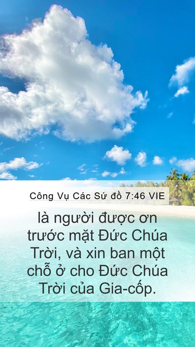Công Vụ Các Sứ đồ 7:46 VIE Bible Verse Image