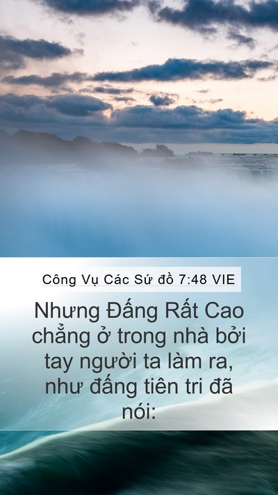 Công Vụ Các Sứ đồ 7:48 VIE Bible Verse Image