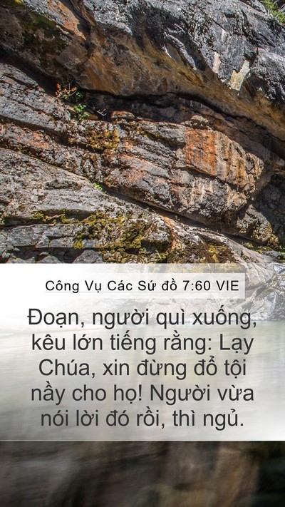 Công Vụ Các Sứ đồ 7:60 VIE Bible Verse Image