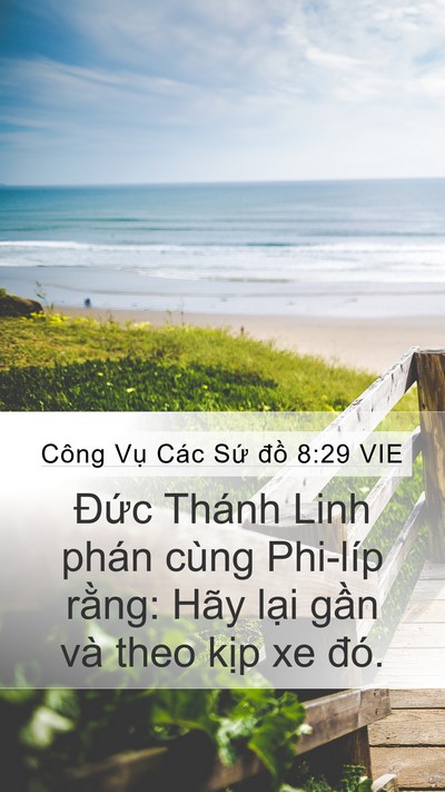 Công Vụ Các Sứ đồ 8:29 VIE Bible Verse Image