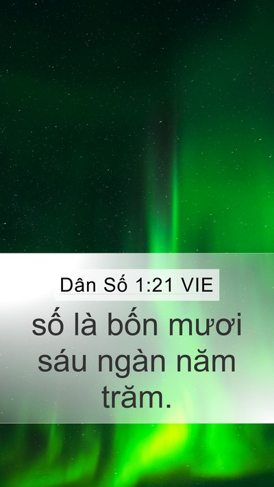Dân Số 1:21 VIE Bible Verse Image
