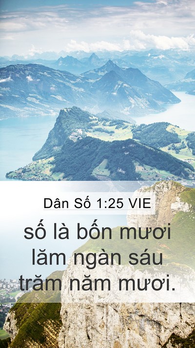 Dân Số 1:25 VIE Bible Verse Image