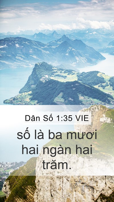 Dân Số 1:35 VIE Bible Verse Image