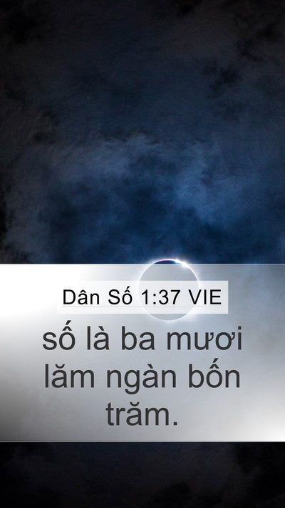 Dân Số 1:37 VIE Bible Verse Image