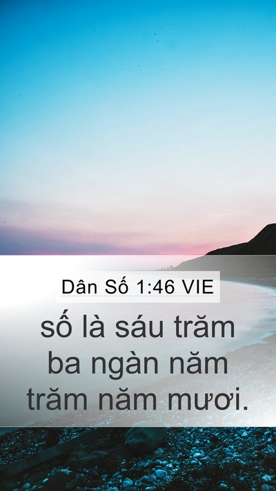 Dân Số 1:46 VIE Bible Verse Image