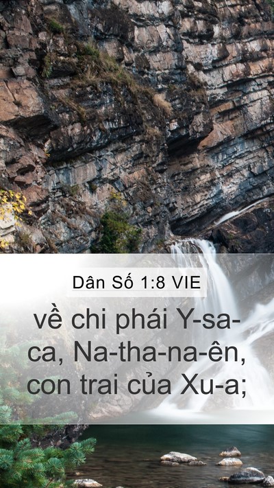 Dân Số 1:8 VIE Bible Verse Image