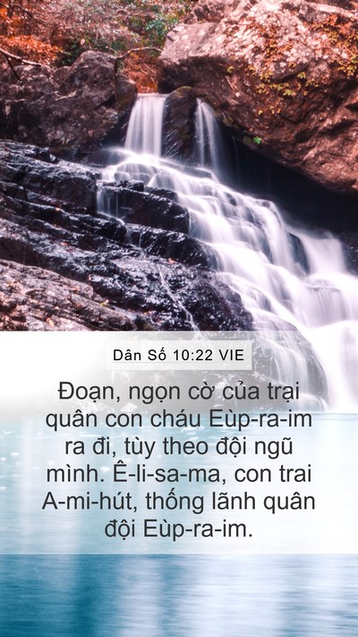 Dân Số 10:22 VIE Bible Verse Image