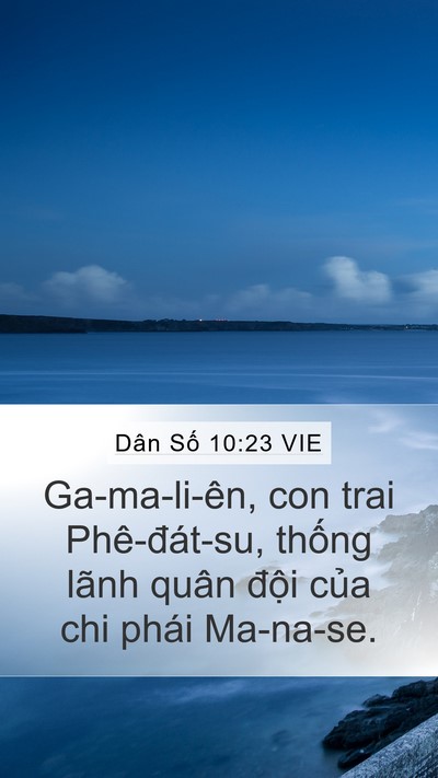 Dân Số 10:23 VIE Bible Verse Image