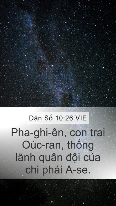 Dân Số 10:26 VIE Bible Verse Image