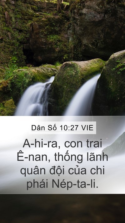 Dân Số 10:27 VIE Bible Verse Image