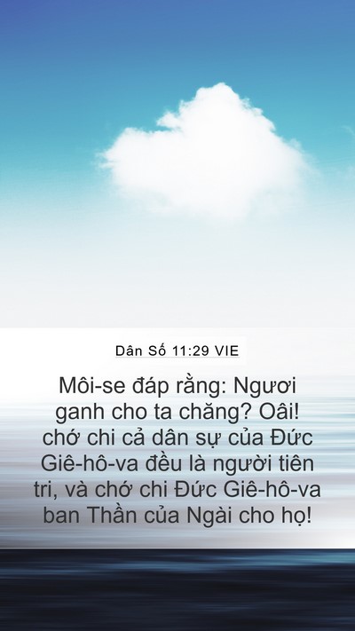 Dân Số 11:29 VIE Bible Verse Image