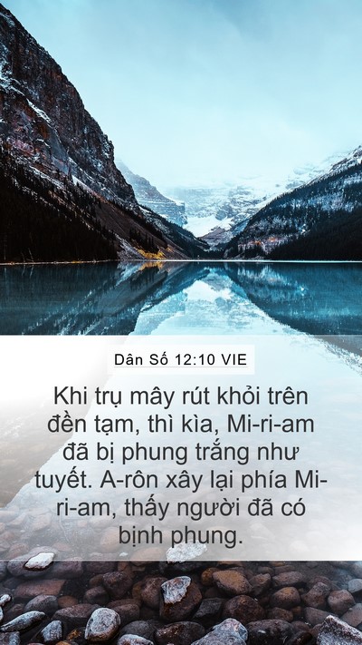 Dân Số 12:10 VIE Mobile Phone Wallpaper - Khi trụ mây rút khỏi trên đền tạm, - Mobile Bible Verse Wallpaper