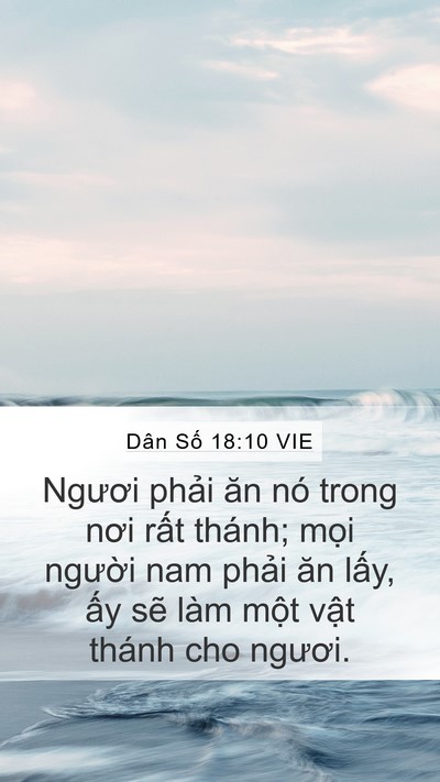 Dân Số 18:10 VIE Bible Verse Image