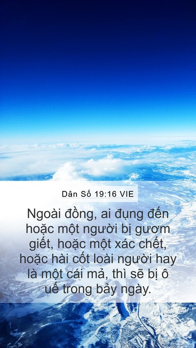 Dân Số 19:16 VIE Bible Verse Image
