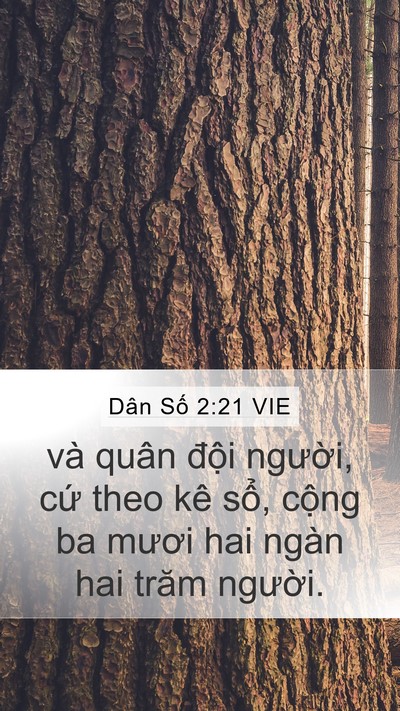 Dân Số 2:21 VIE Mobile Phone Wallpaper - và quân đội người, cứ theo kê sổ, - Mobile Bible Verse Wallpaper