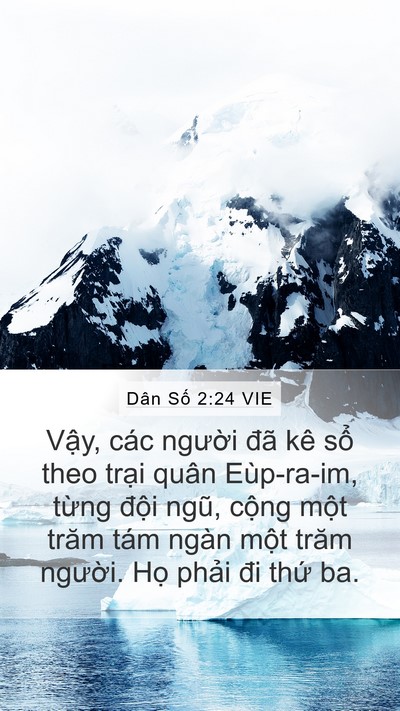 Dân Số 2:24 VIE Bible Verse Image