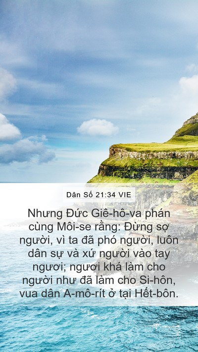 Dân Số 21:34 VIE Bible Verse Image