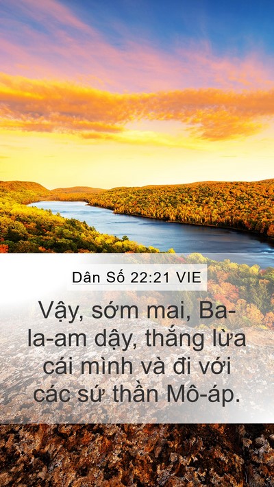 Dân Số 22:21 VIE Bible Verse Image