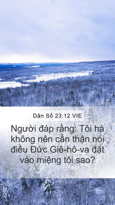 Dân Số 23:12 VIE Bible Verse Image