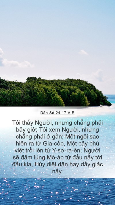 Dân Số 24:17 VIE Bible Verse Image