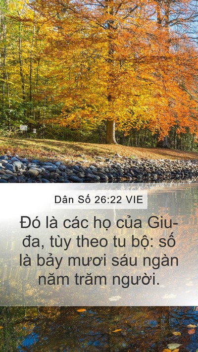 Dân Số 26:22 VIE Bible Verse Image