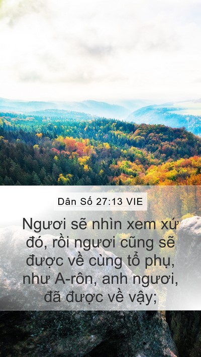Dân Số 27:13 VIE Bible Verse Image