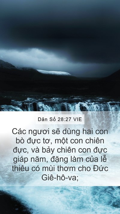 Dân Số 28:27 VIE Bible Verse Image