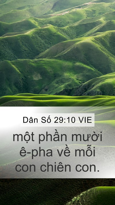 Dân Số 29:10 VIE Bible Verse Image