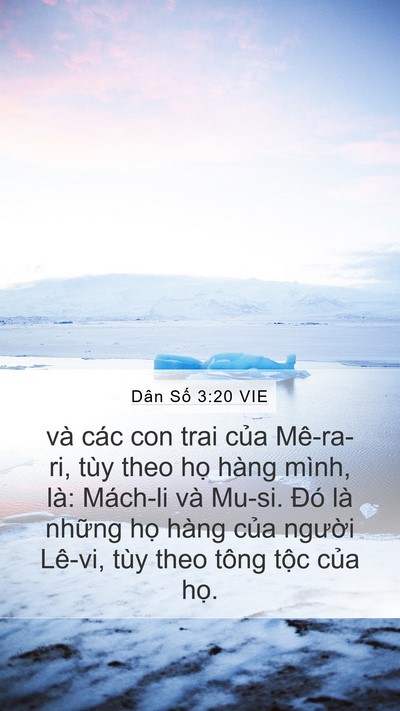 Dân Số 3:20 VIE Mobile Phone Wallpaper - và các con trai của Mê-ra-ri, tùy theo họ - Mobile Bible Verse Wallpaper