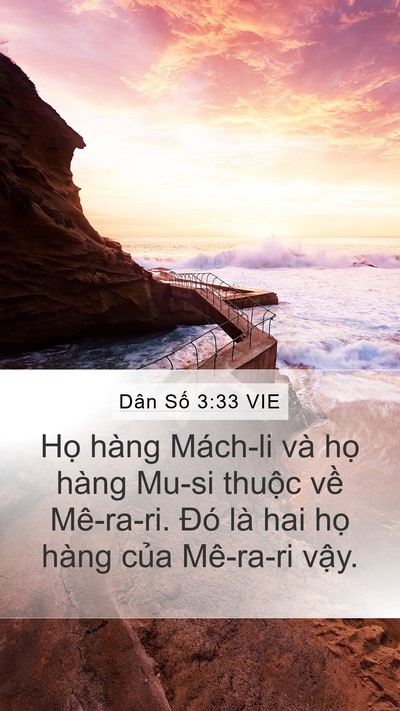 Dân Số 3:33 VIE Bible Verse Image