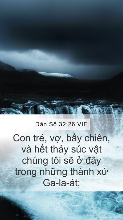 Dân Số 32:26 VIE Bible Verse Image