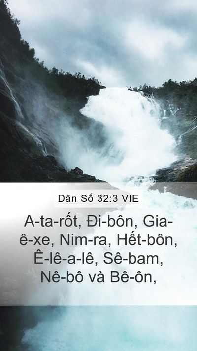 Dân Số 32:3 VIE Bible Verse Image