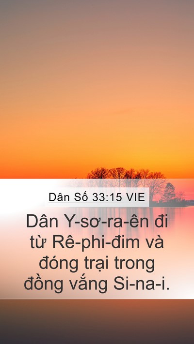 Dân Số 33:15 VIE Bible Verse Image