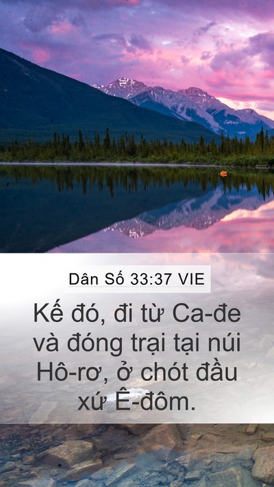 Dân Số 33:37 VIE Bible Verse Image