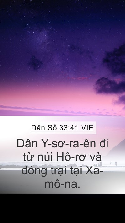 Dân Số 33:41 VIE Bible Verse Image