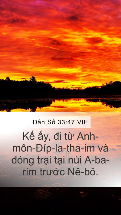 Dân Số 33:47 VIE Bible Verse Image