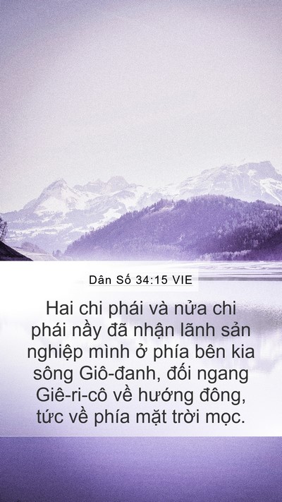 Dân Số 34:15 VIE Bible Verse Image