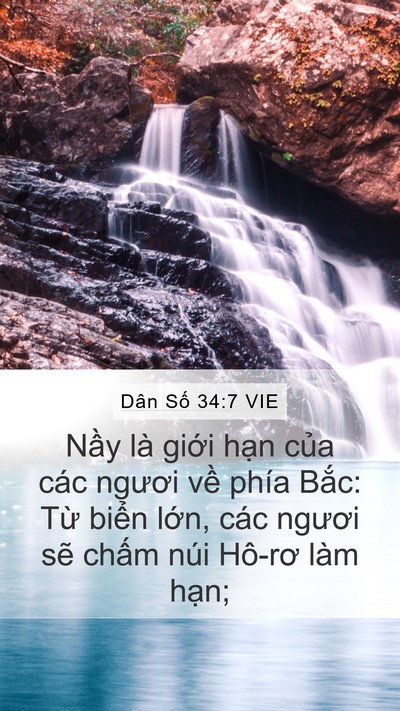 Dân Số 34:7 VIE Bible Verse Image