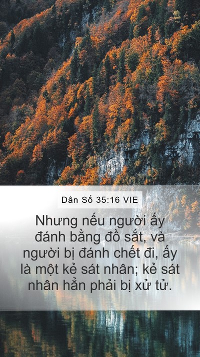 Dân Số 35:16 VIE Bible Verse Image