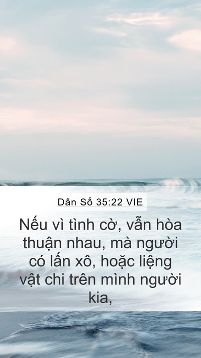 Dân Số 35:22 VIE Bible Verse Image