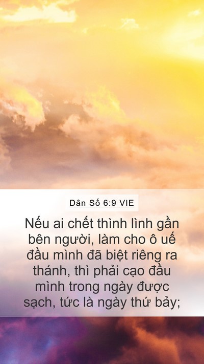 Dân Số 6:9 VIE Bible Verse Image