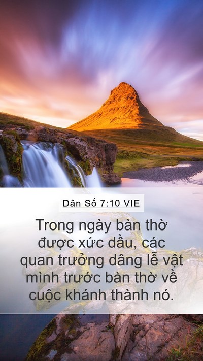 Dân Số 7:10 VIE Bible Verse Image