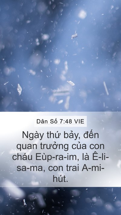 Dân Số 7:48 VIE Bible Verse Image