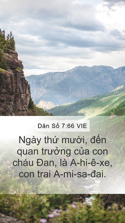 Dân Số 7:66 VIE Bible Verse Image
