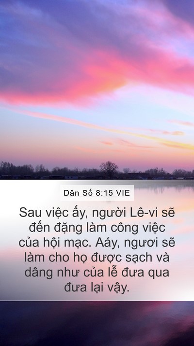 Dân Số 8:15 VIE Bible Verse Image