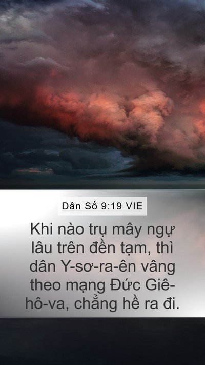 Dân Số 9:19 VIE Bible Verse Image