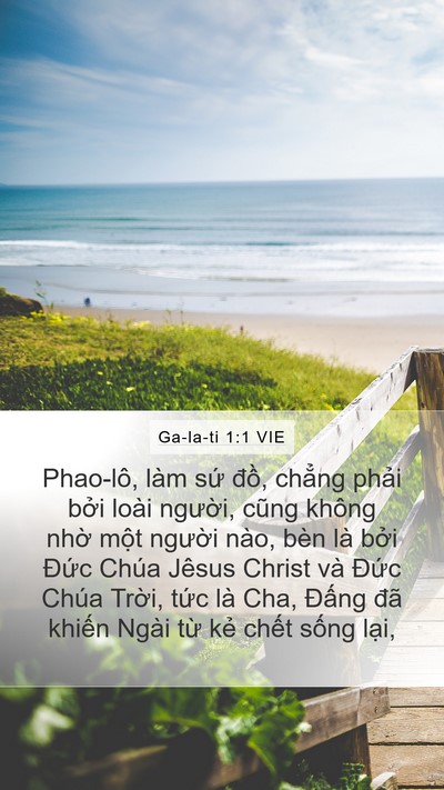 Ga-la-ti 1:1 VIE Bible Verse Image