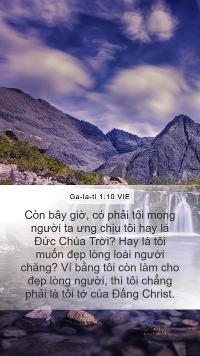 Ga-la-ti 1:10 VIE Bible Verse Image