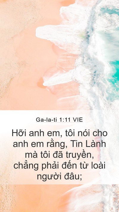 Ga-la-ti 1:11 VIE Bible Verse Image