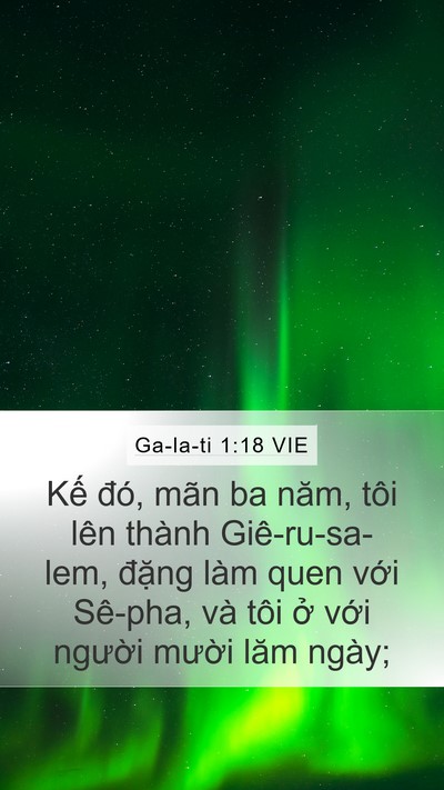 Ga-la-ti 1:18 VIE Bible Verse Image
